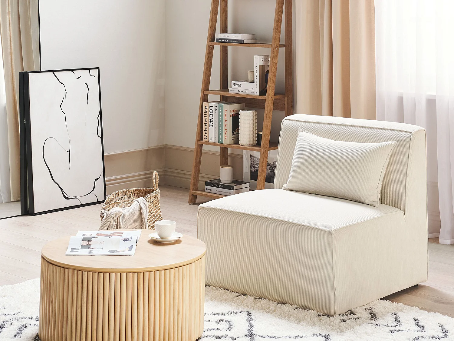 Zitmodule LEMVIG Corduroy Lichtbeige