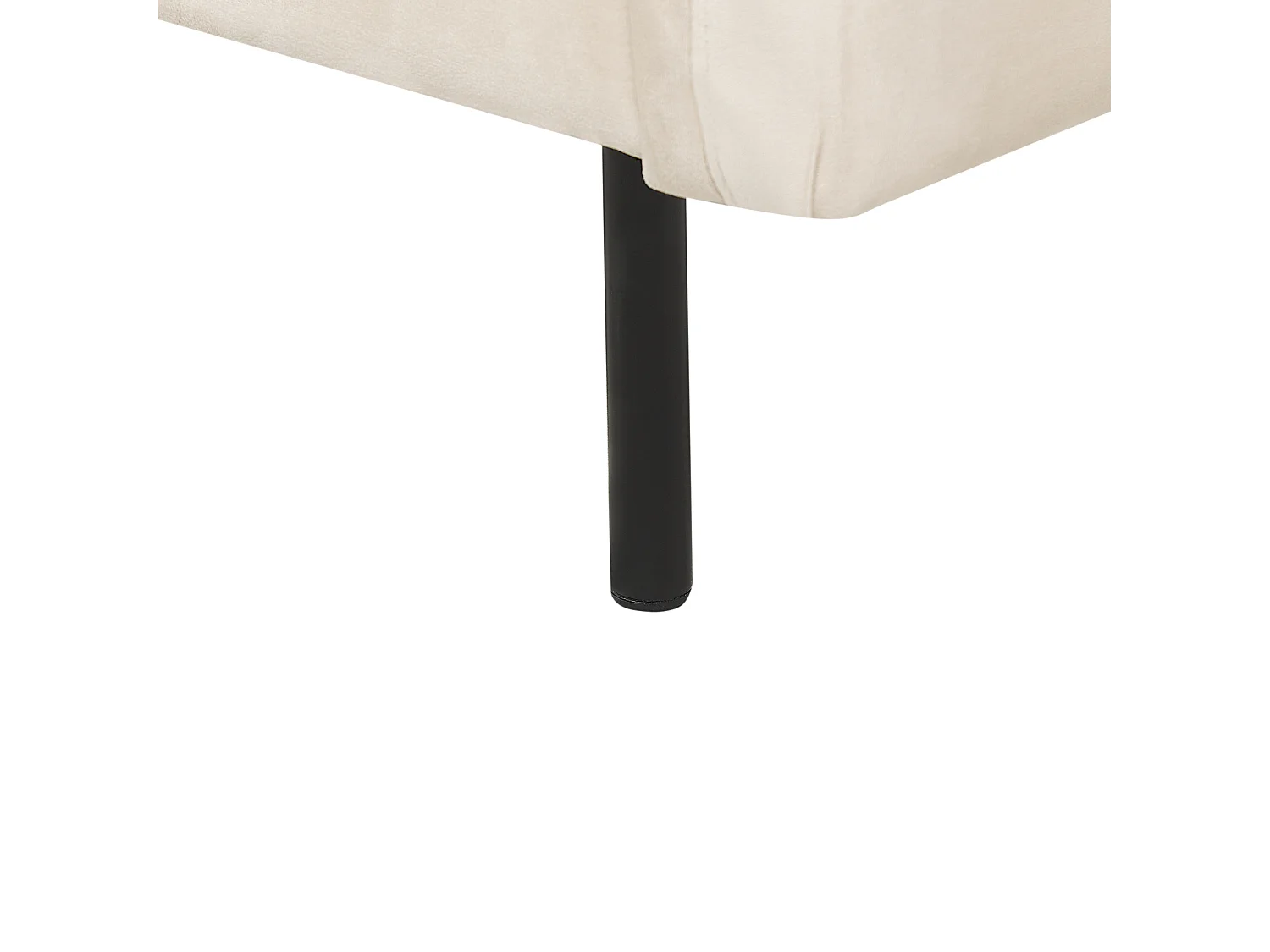 Divano angolare VINTERBRO Velluto Beige chiaro 4 posti Lato destro