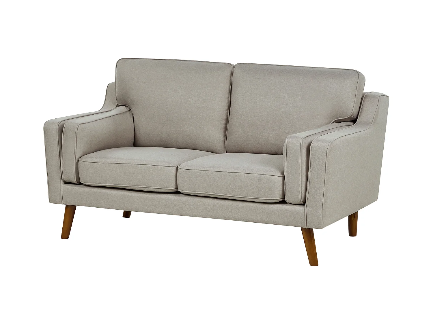 Canapé 2 places LOKKA Tissu Beige