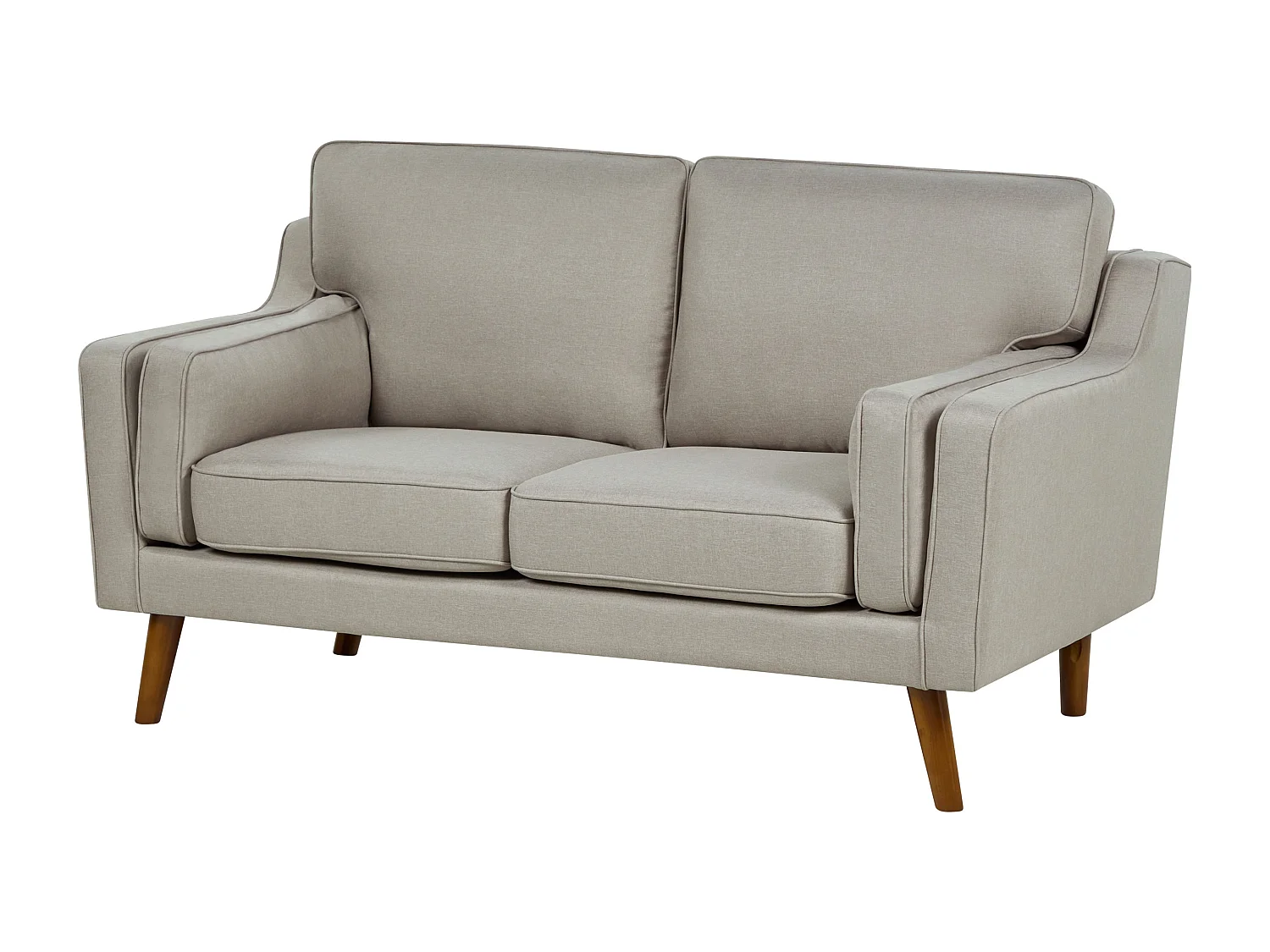 Canapé 2 places LOKKA Tissu Beige