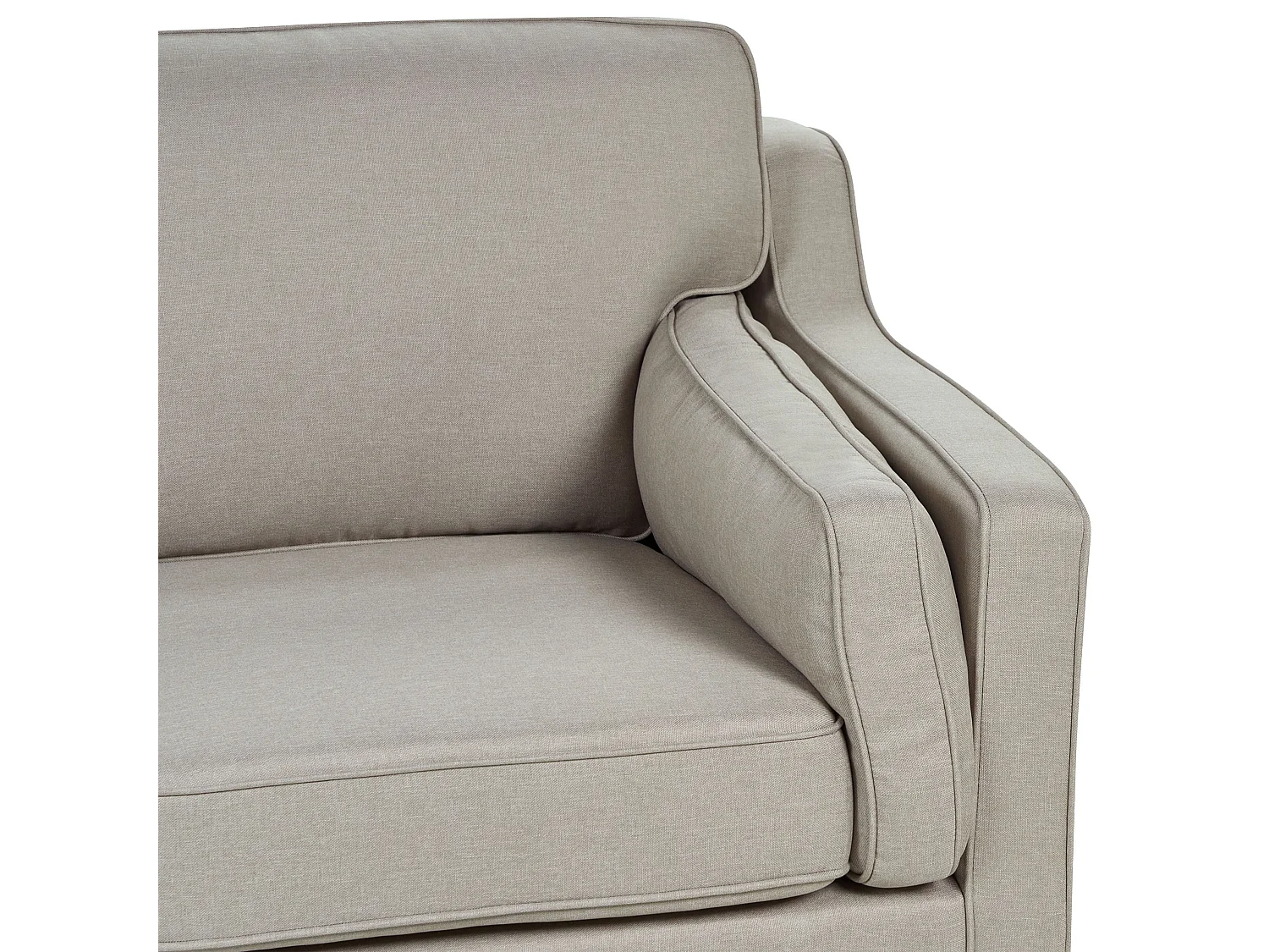 Canapé 2 places LOKKA Tissu Beige