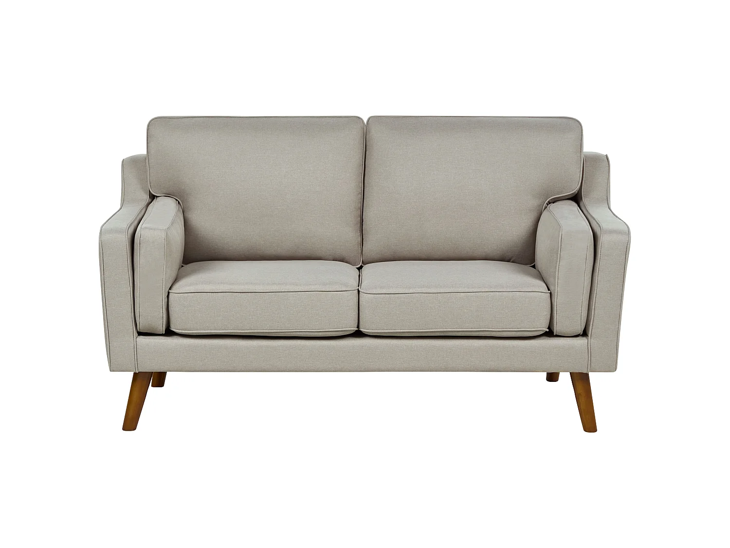 Canapé LOKKA Tissu Beige 2 places