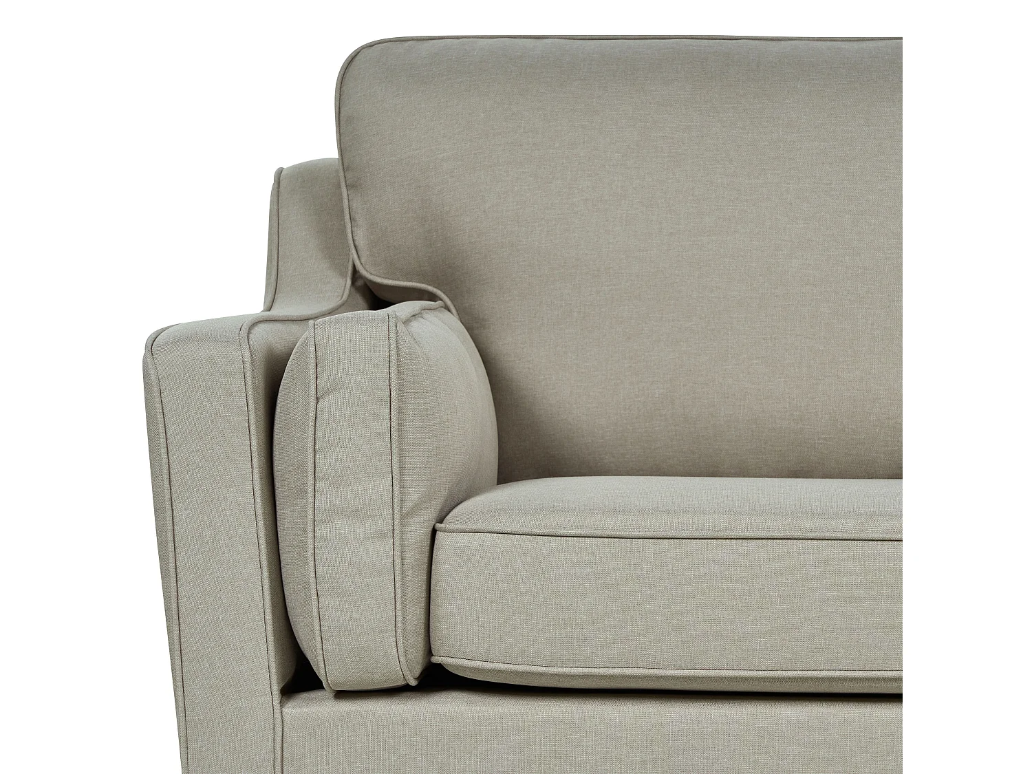Canapé LOKKA Tissu Beige 2 places