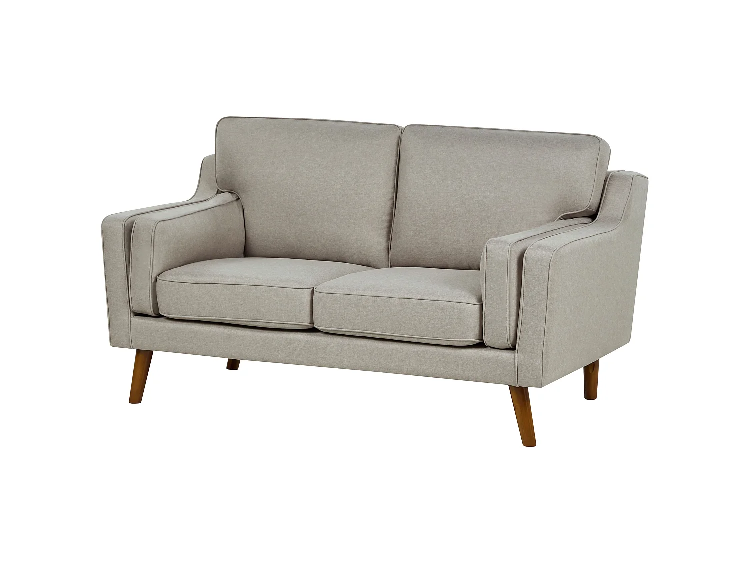 Canapé LOKKA Tissu Beige 2 places