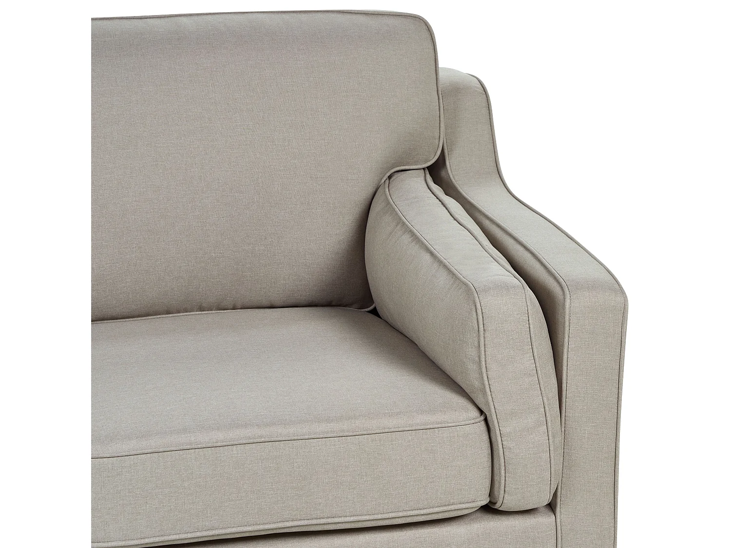 Canapé LOKKA Tissu Beige 2 places
