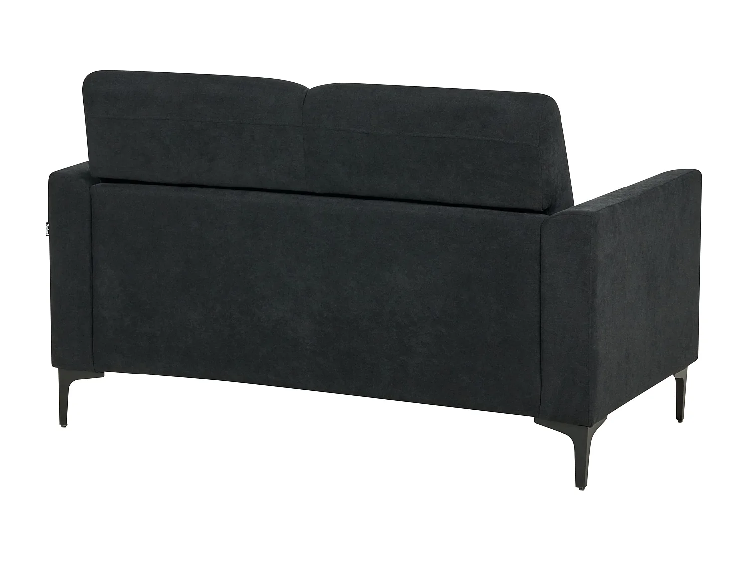 Bank FENES Stof Zwart 2-zitter