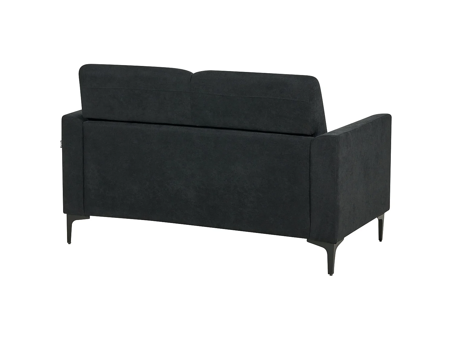 Canapé FENES Tissu Noir 2 places