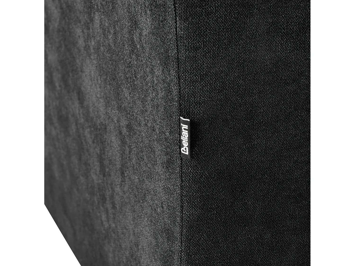 Canapé FENES Tissu Noir 2 places