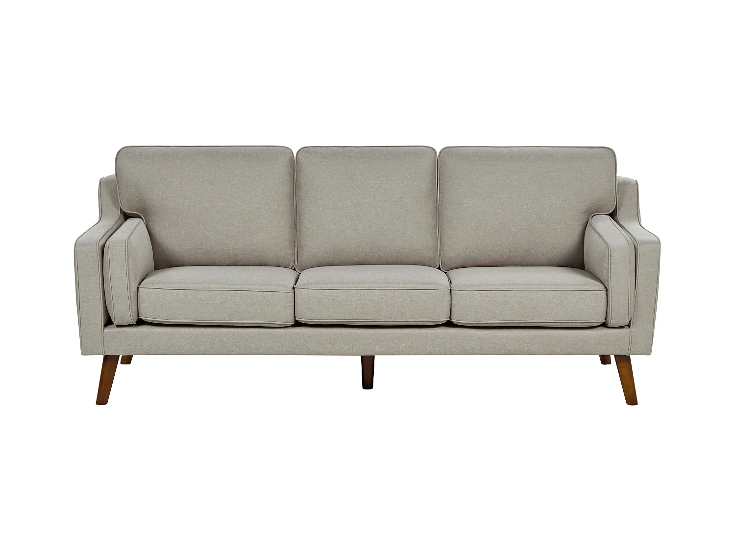 Canapé 3 places LOKKA Tissu Beige