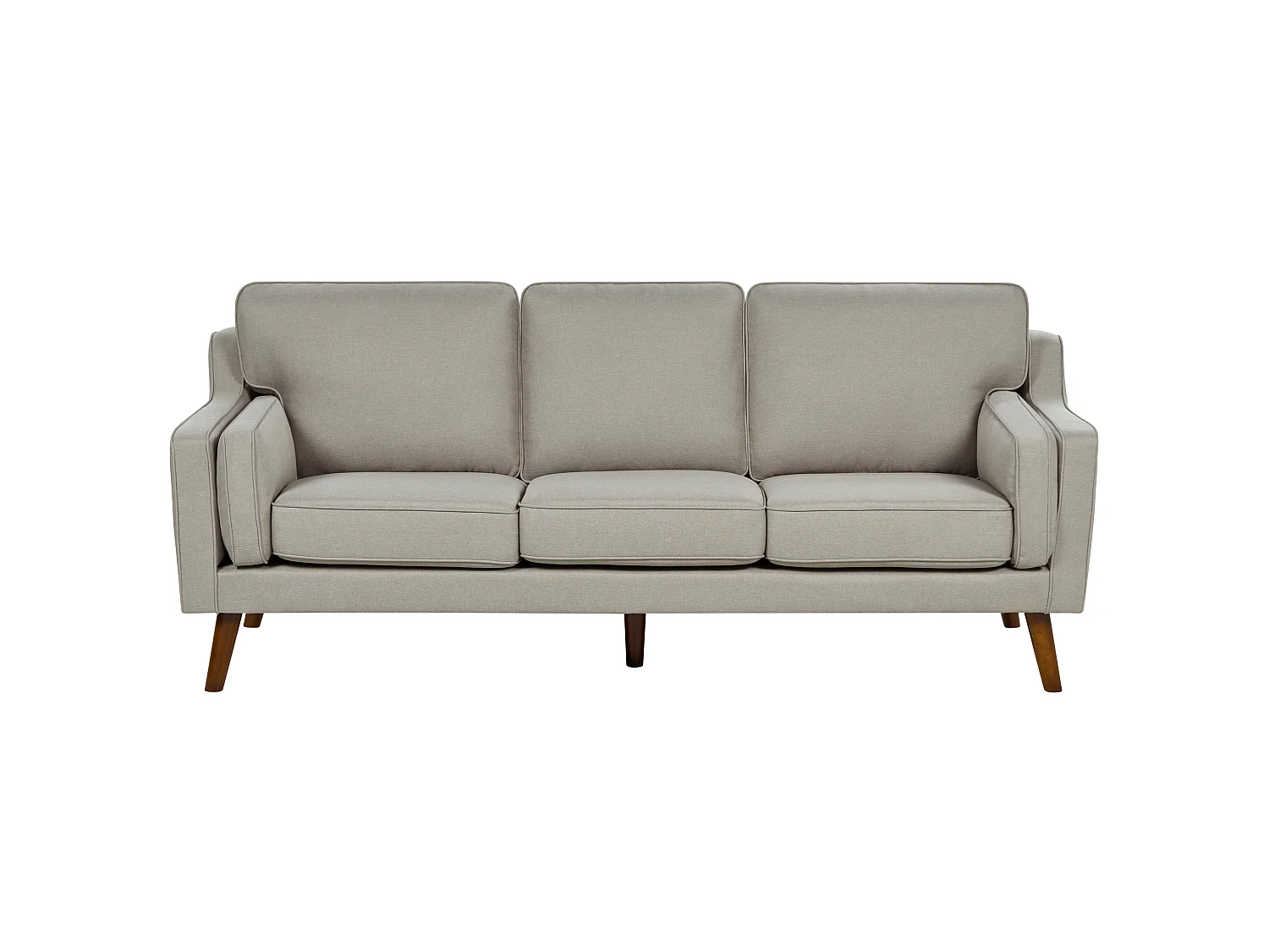 Canapé LOKKA Tissu Beige 3 places