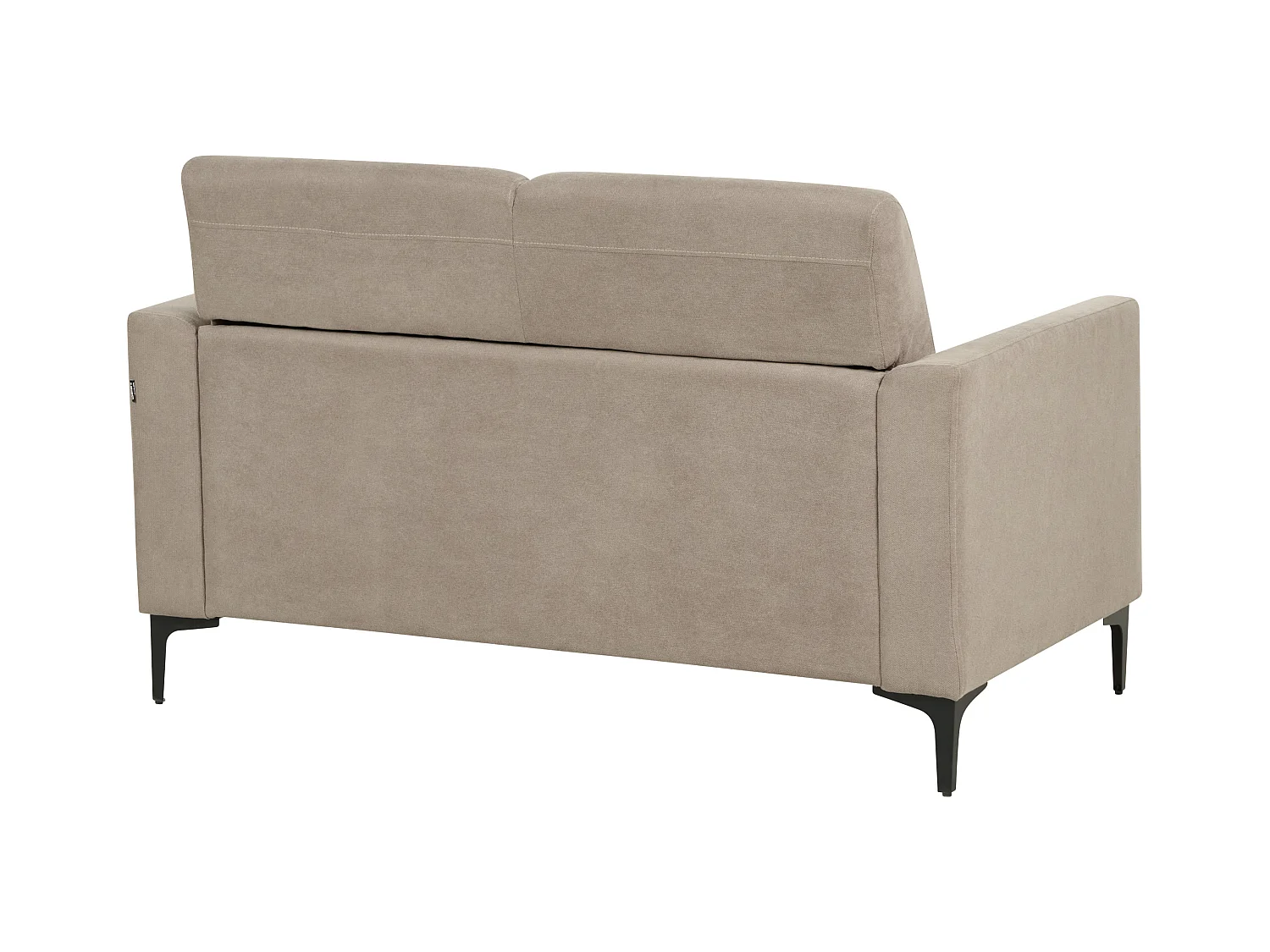 Sofá FENES Tela Gris pardo 2 plazas