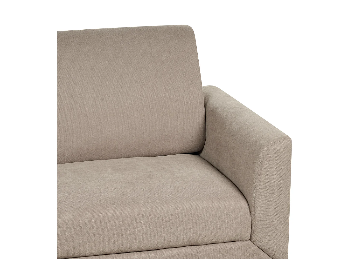 Sofá FENES Tela Gris pardo 2 plazas