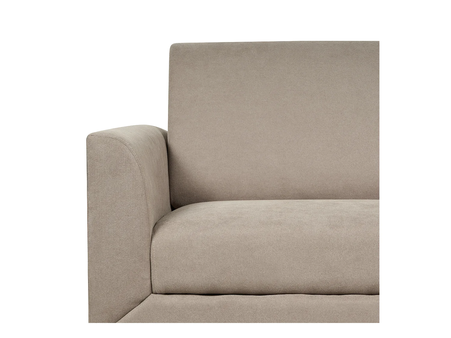 Sofá FENES Tela Gris pardo 2 plazas