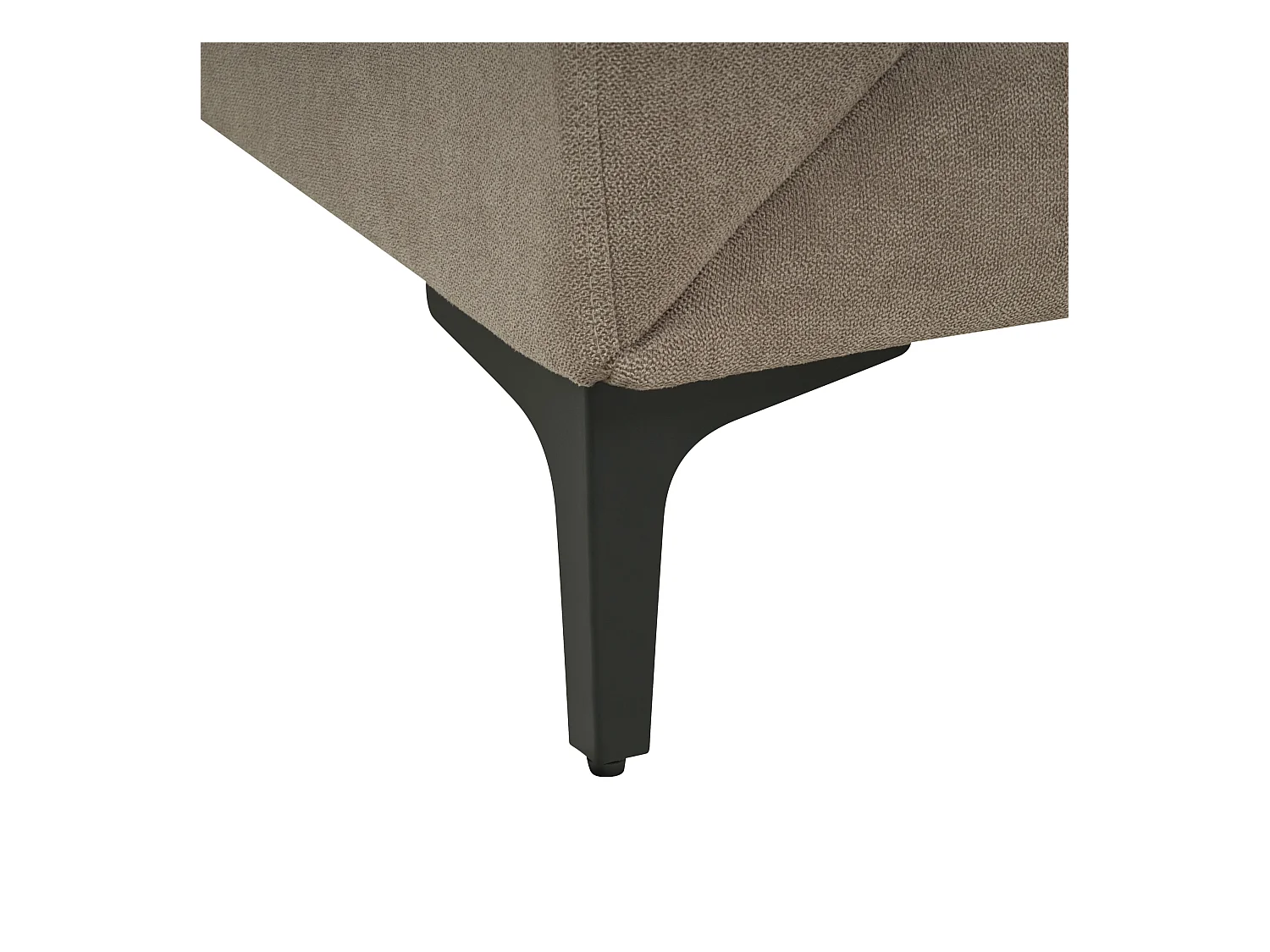 Sofá FENES Tela Gris pardo 2 plazas