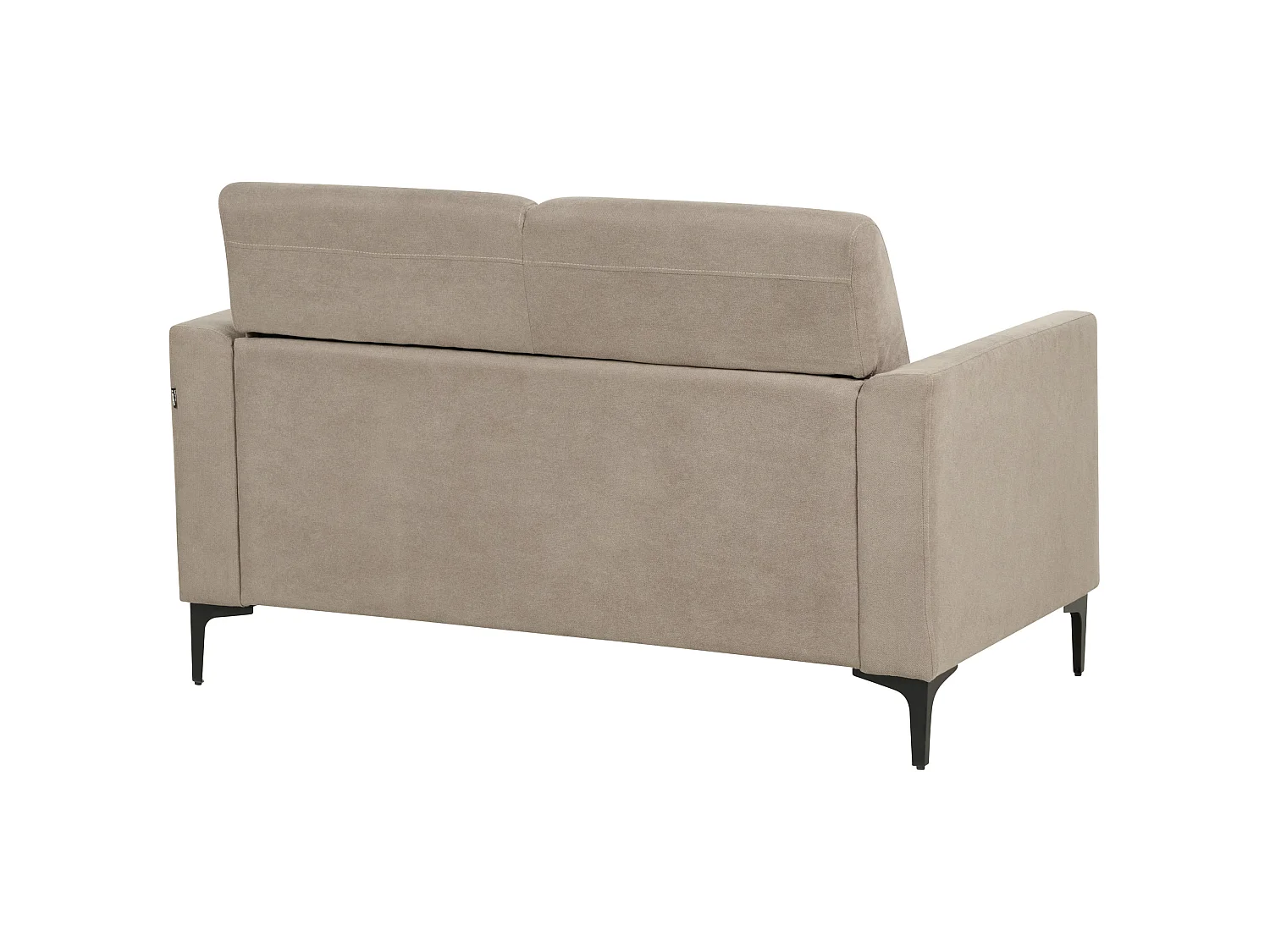 Canapé 2 places en coton taupe FENES