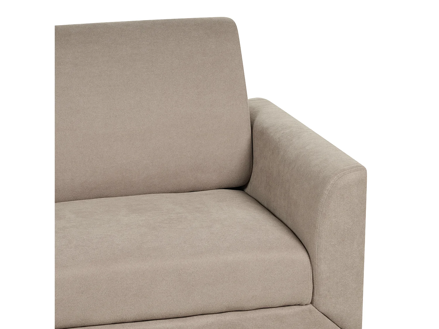 Canapé 2 places en coton taupe FENES
