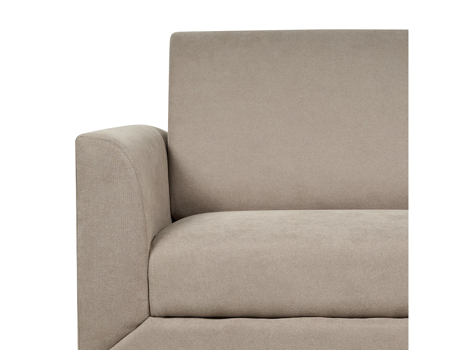Canapé 2 places en coton taupe FENES