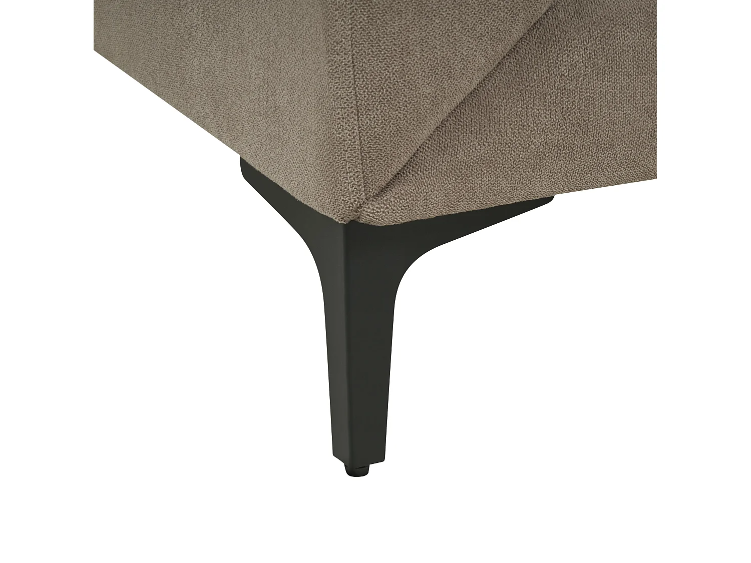 Canapé 2 places en coton taupe FENES