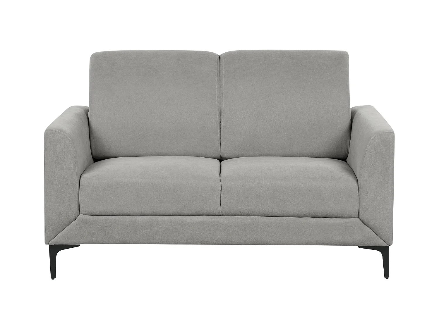 Sofa FENES Stoff Grau 2-Sitzer