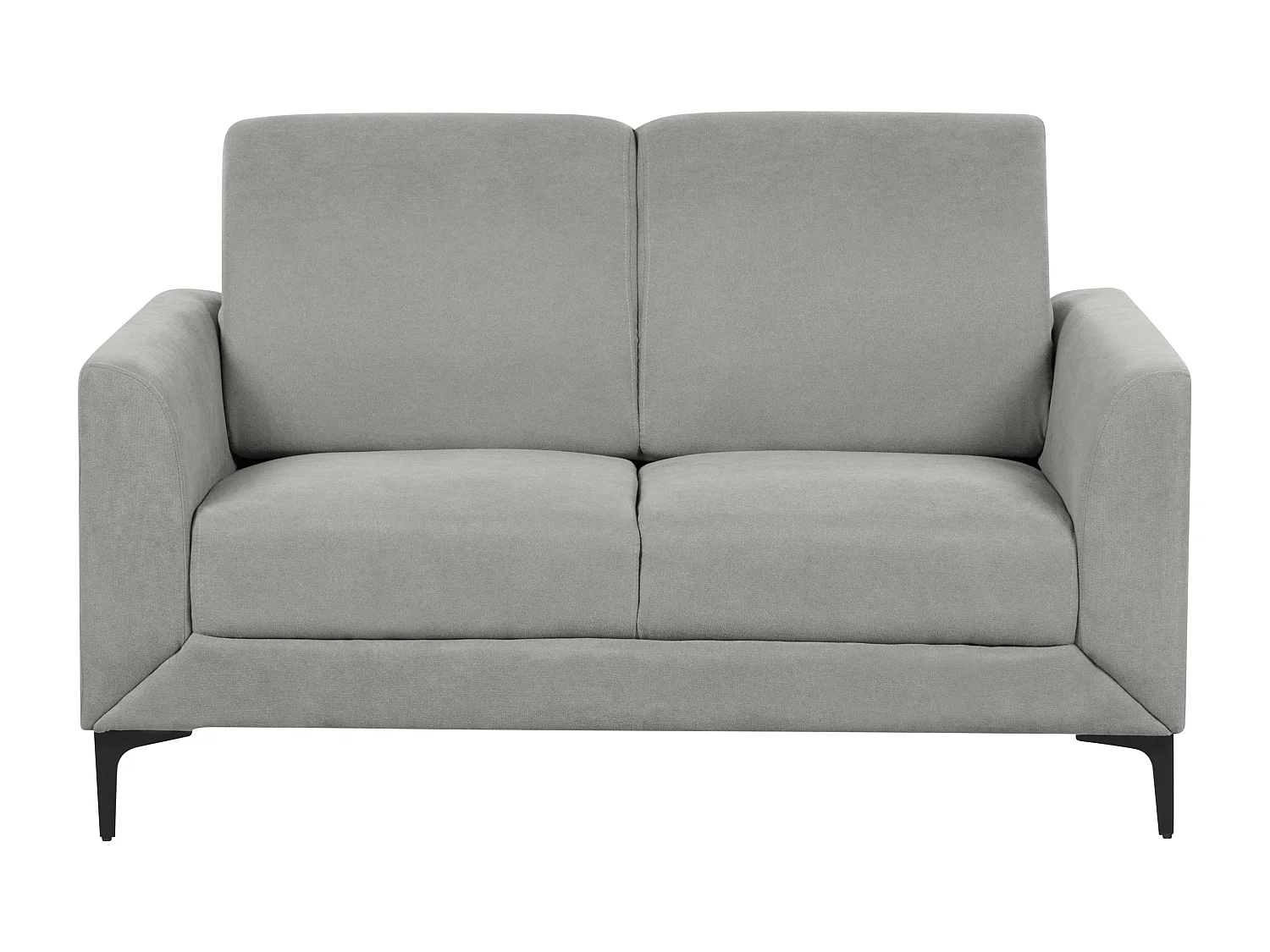 Sofa FENES Stoff Grau 2-Sitzer