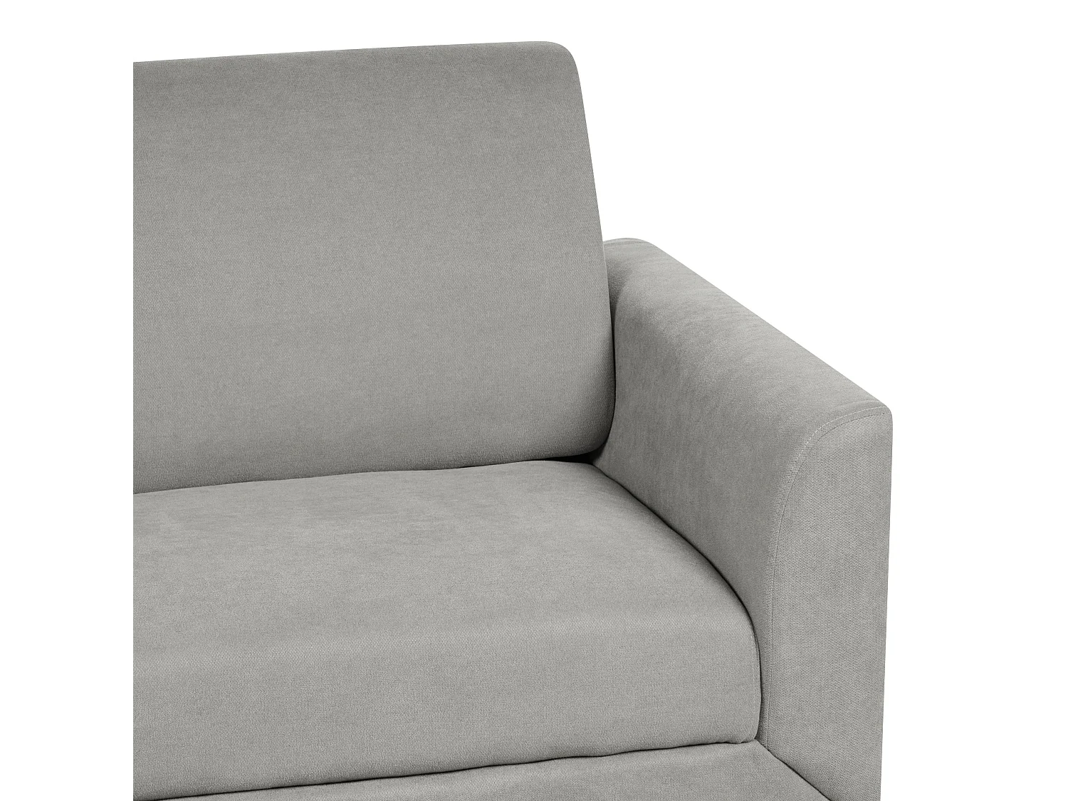 Sofa FENES Stoff Grau 2-Sitzer