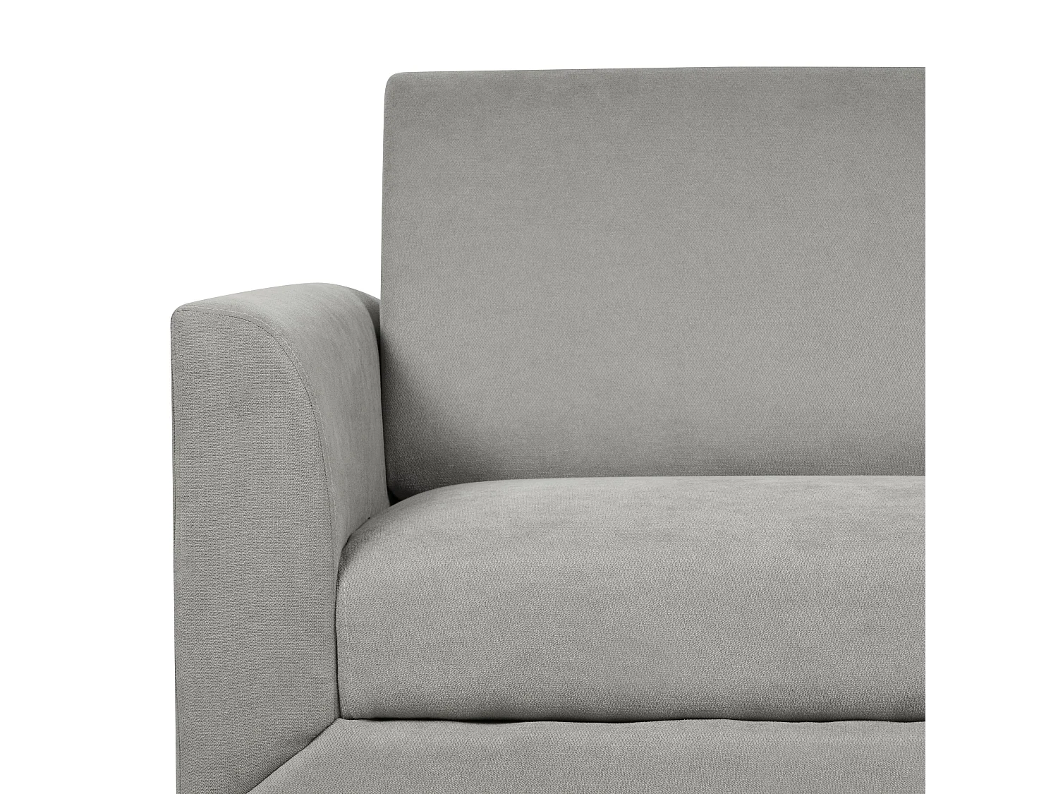 Sofa FENES Stoff Grau 2-Sitzer