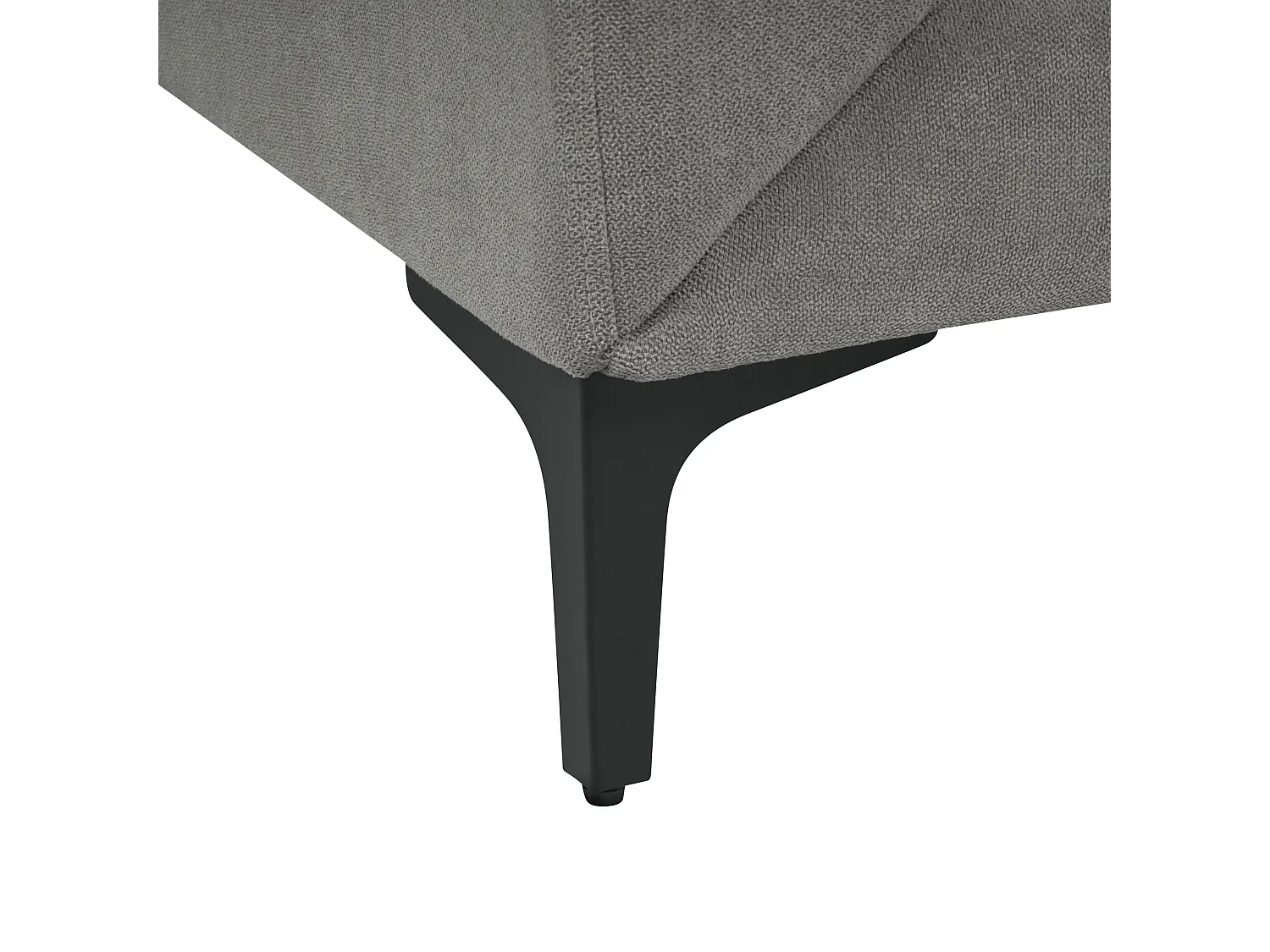 Sofa FENES Stoff Grau 2-Sitzer