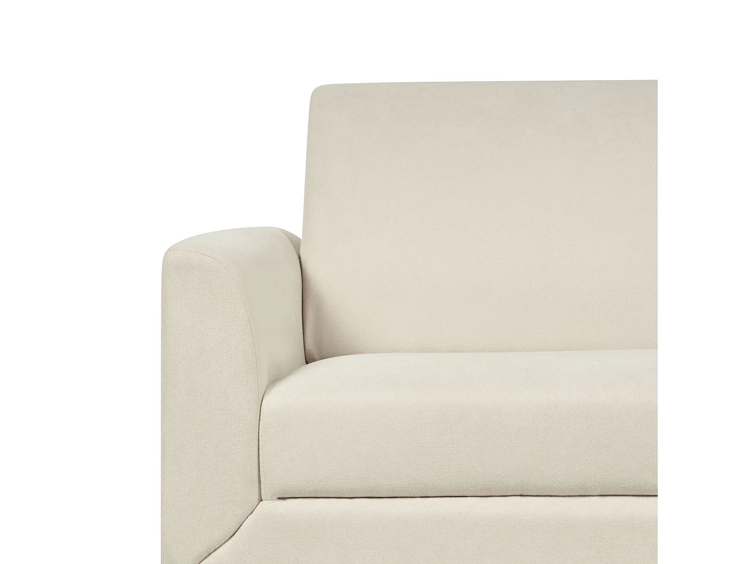 Sofá FENES Tecido Creme 2 lugares