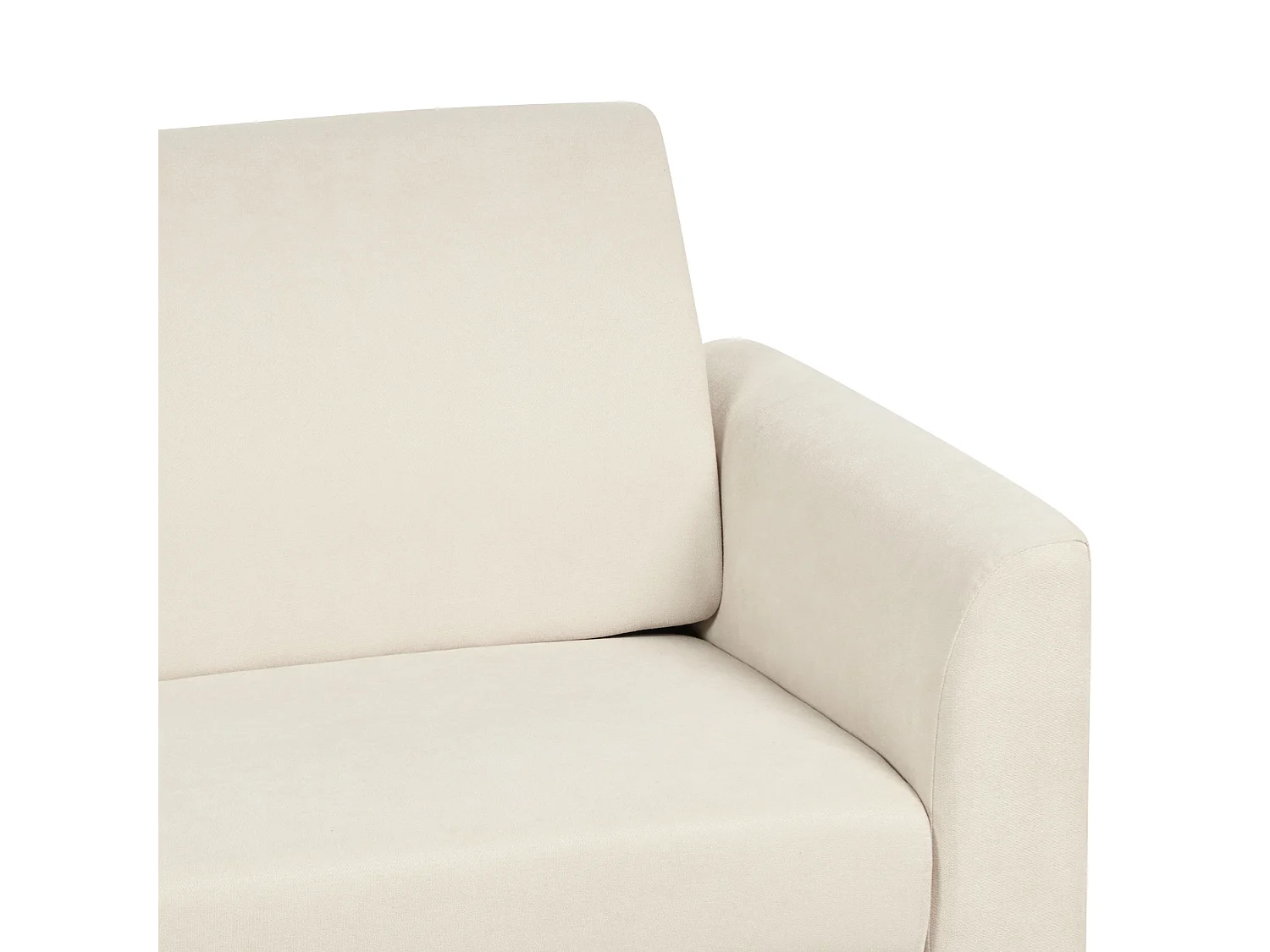 Sofá FENES Tecido Creme 2 lugares