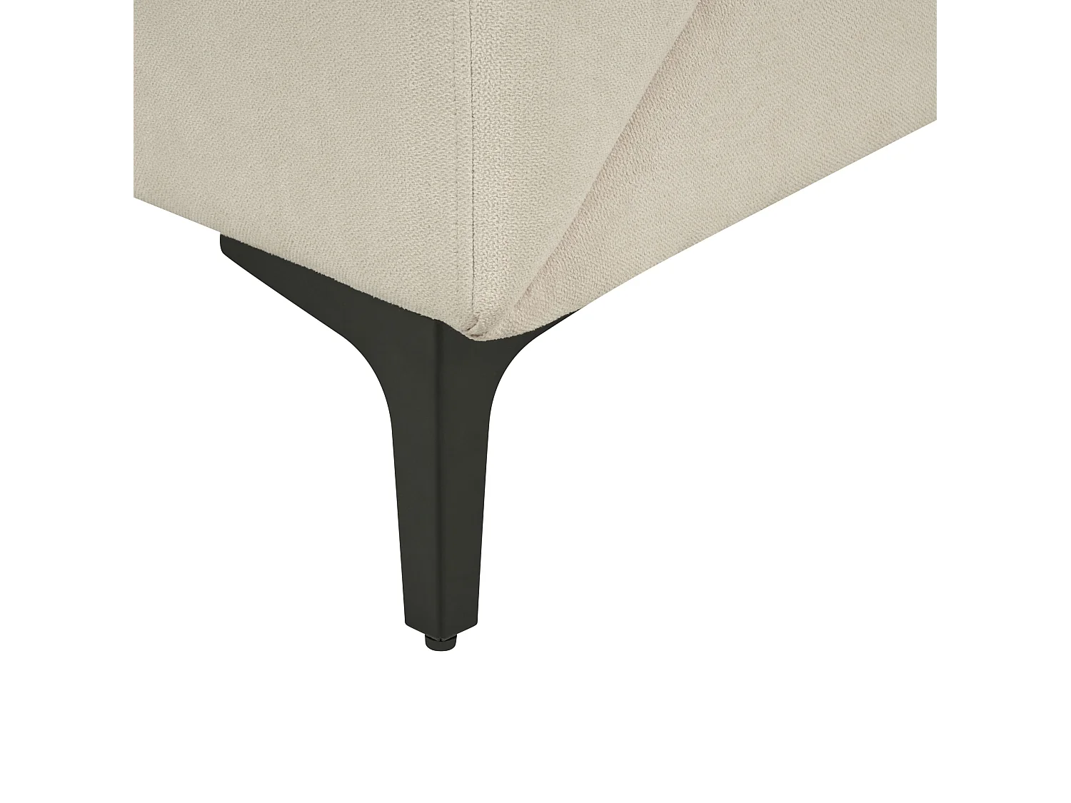 Sofá FENES Tecido Creme 2 lugares