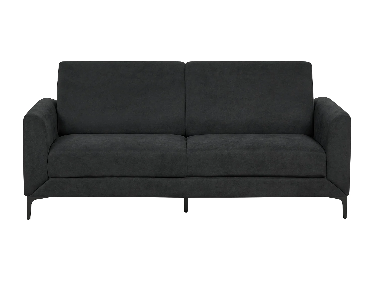 Sofa FENES Czarny dla 3 osób