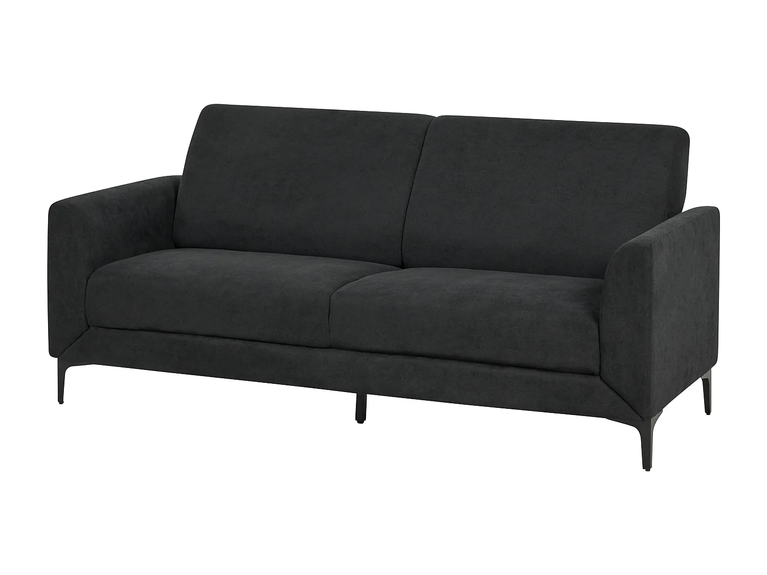 Sofa FENES Czarny dla 3 osób