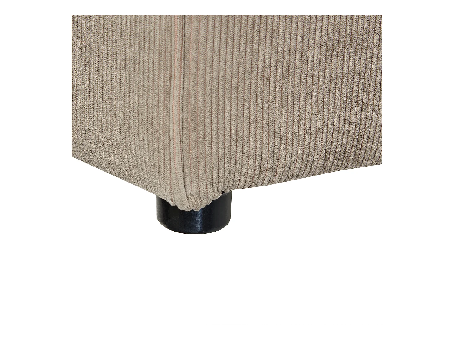 Moduł narożny LEMVIG Sztruks Beżowoszary