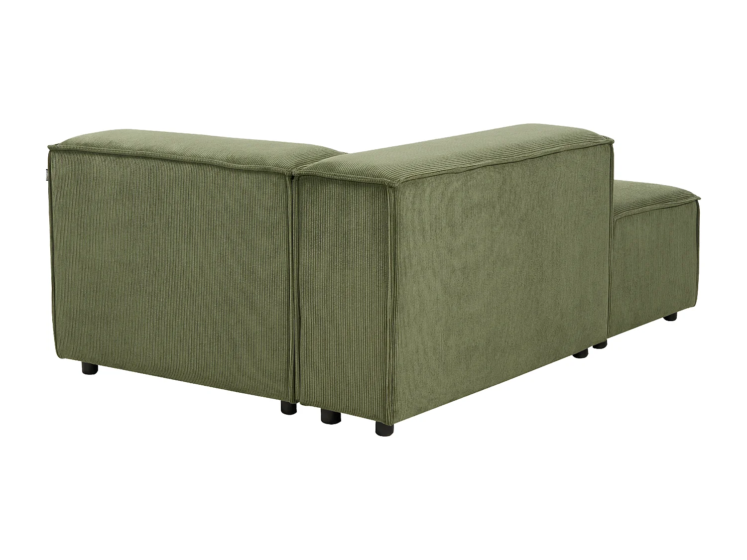 Chaise longue APRICA Corduroy Olijfgroen