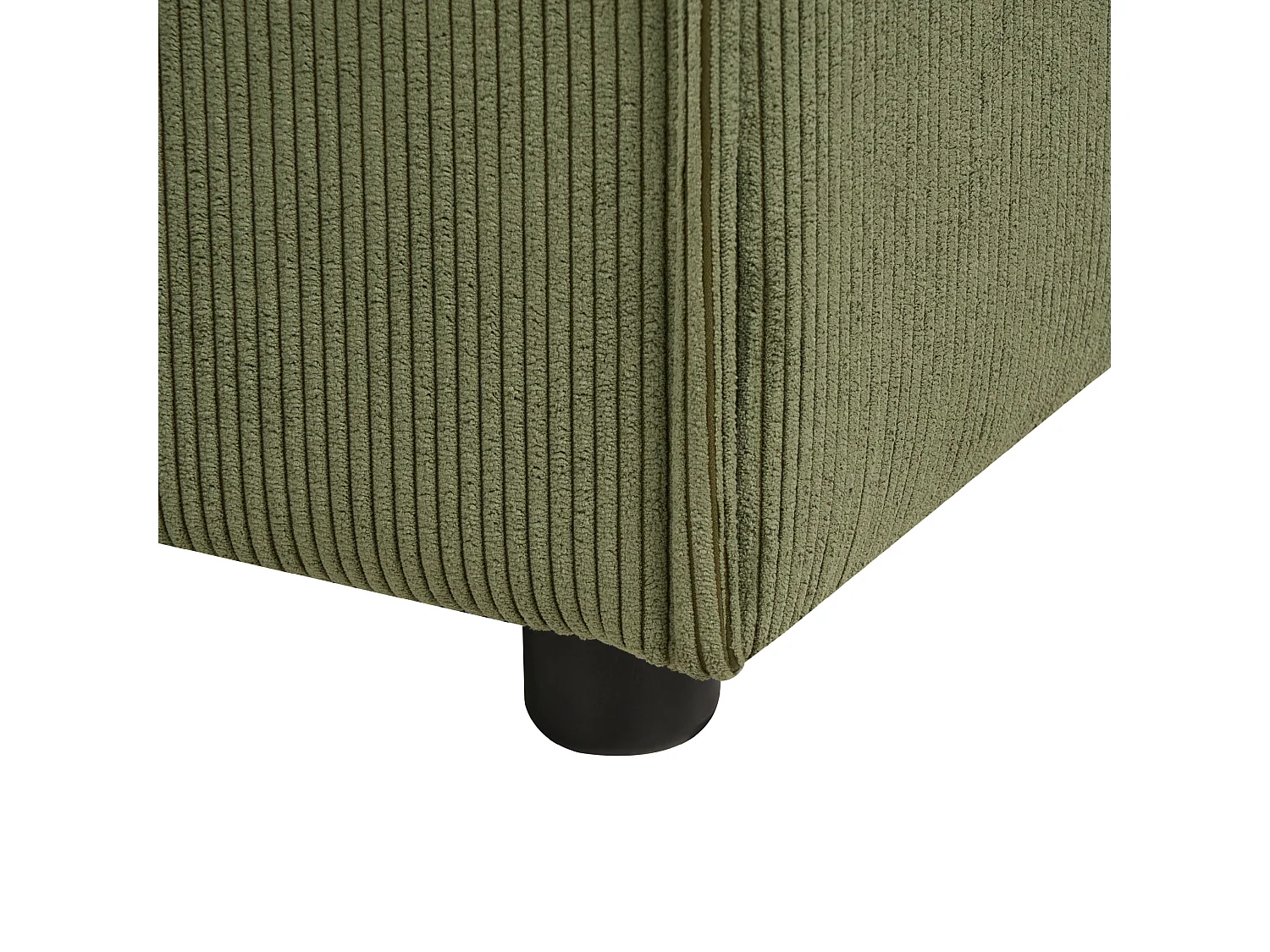 Chaise longue APRICA Corduroy Olijfgroen