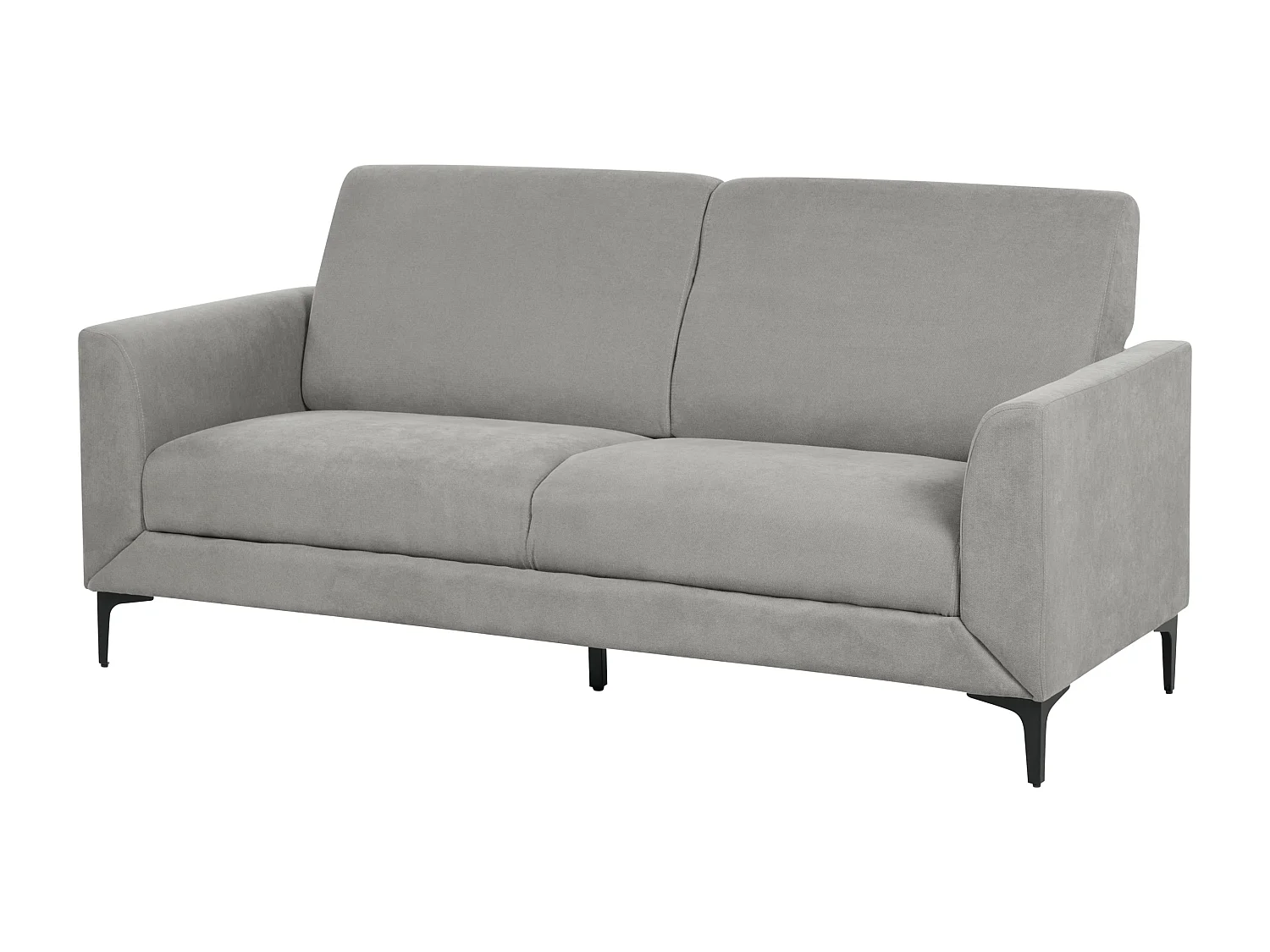 Sofa FENES Stoff Grau 3-Sitzer