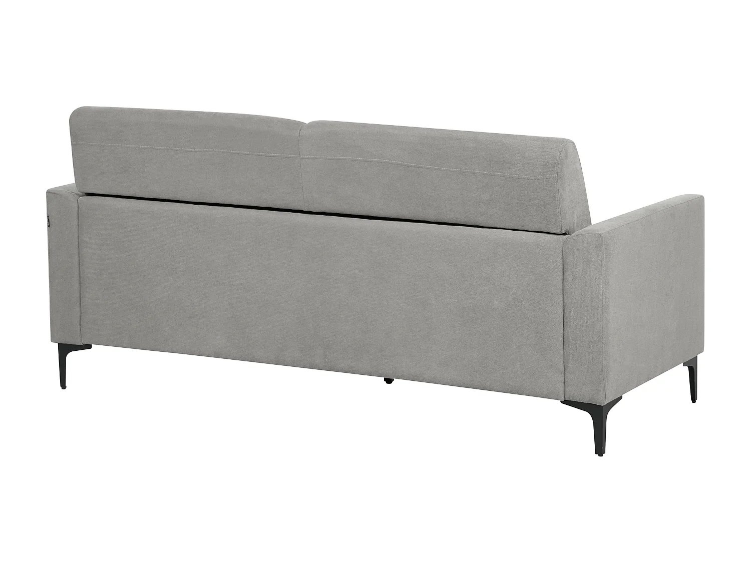 Sofa FENES Stoff Grau 3-Sitzer