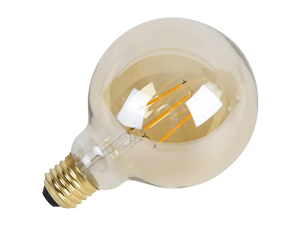 Ampoule LED dimmable 3 niveaux E27 G95 Goldline 5W 530lm 2200K