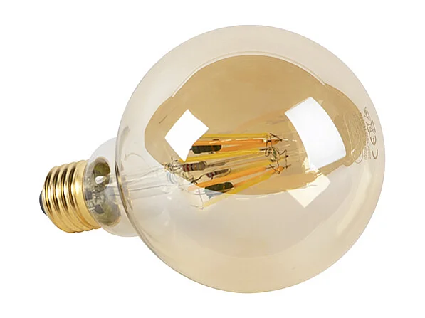 Ampoule LED E27 Dim to Warm G95 Or 8W 806lm 2000-2700K