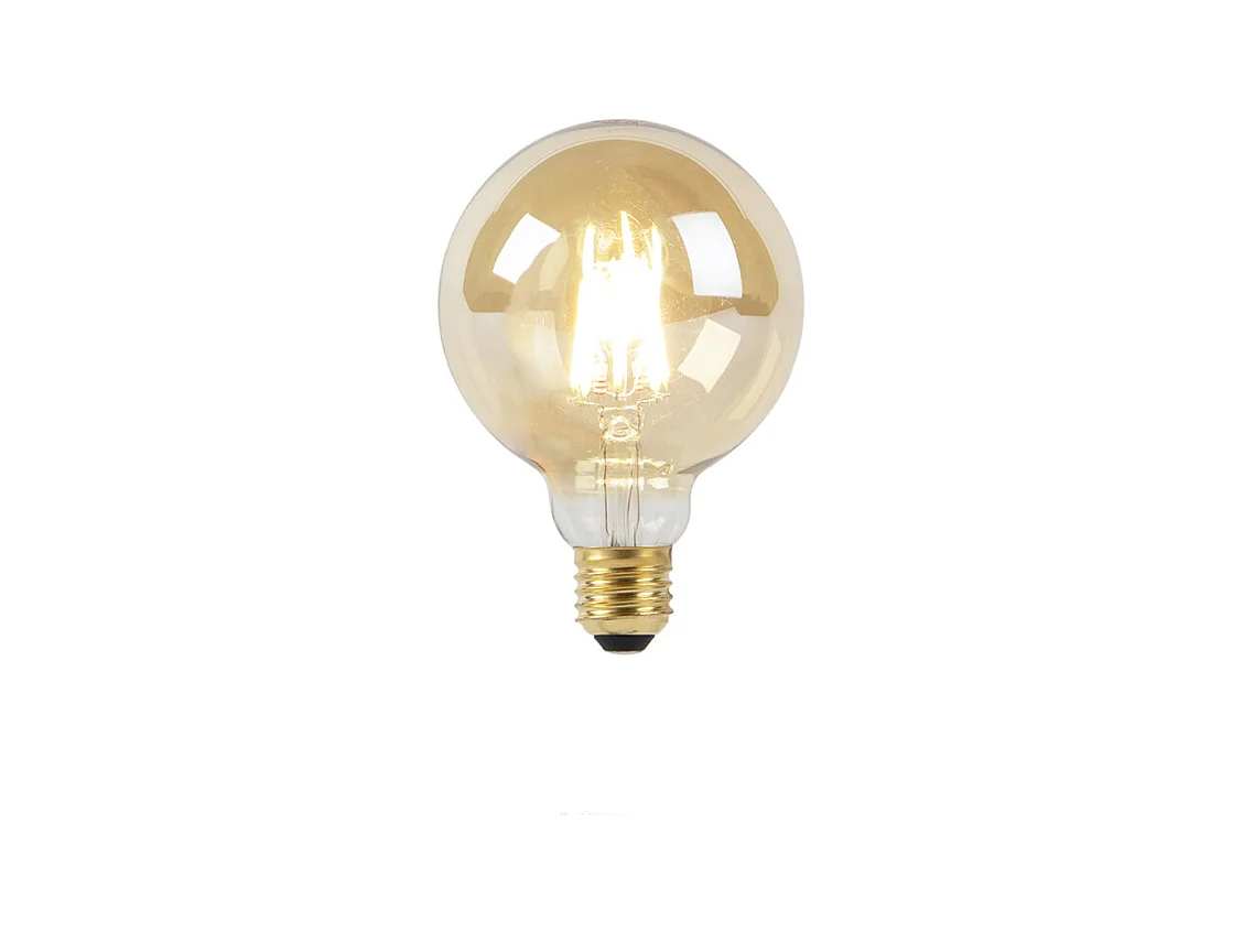 Ampoule LED E27 Dim to Warm G95 Or 8W 806lm 2000-2700K