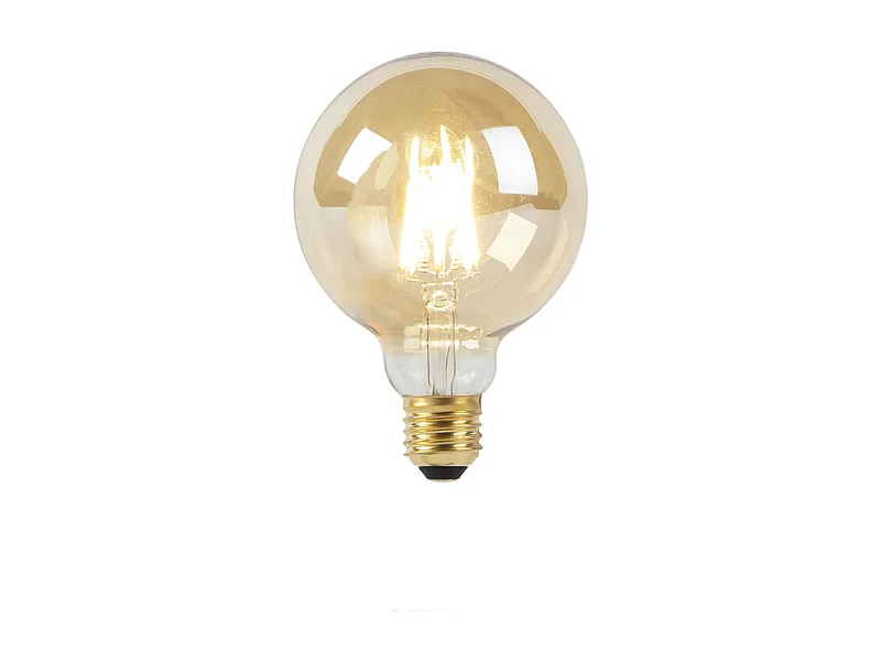 Ampoule LED E27 Dim to Warm G95 Or 8W 806lm 2000-2700K