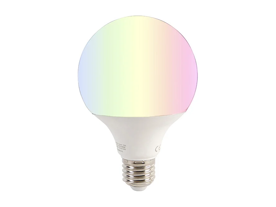 Ampoule LED intelligente E27 à intensité variable G95 11W 900lm 2200-4000K RGB