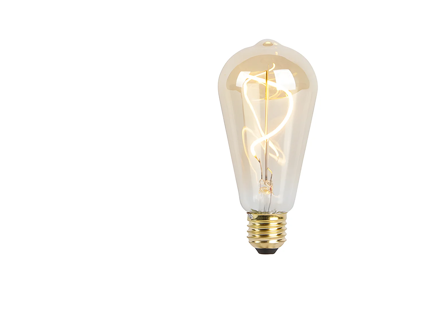 Lampe à incandescence LED spirale dimmable E27 ST64 goldline 270lm 2100K