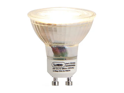 Ampoule LED dimmable 3 niveaux GU10 5W 380lm 2000-2700K