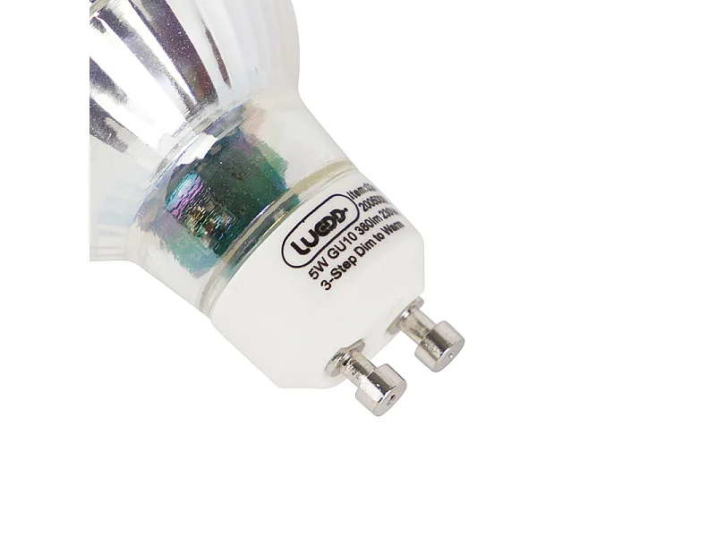 Ampoule LED dimmable 3 niveaux GU10 5W 380lm 2000-2700K