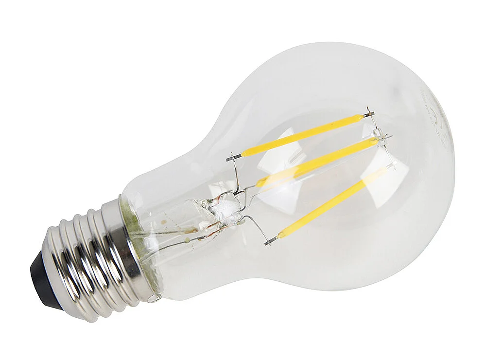 Ampoule LED E27 filament A60 détecteur crépusculaire 4W 470lm 2700K