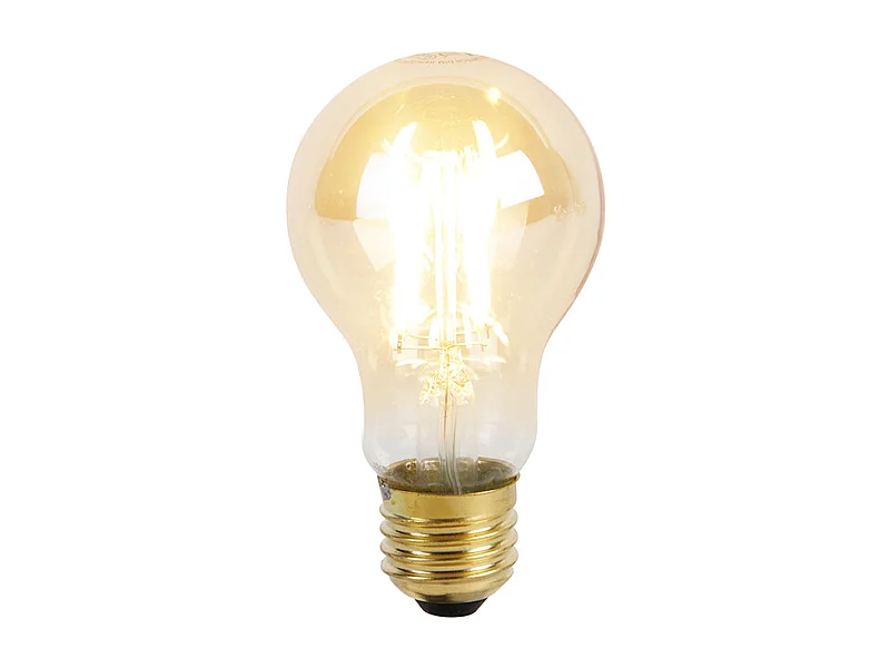 Ampoule LED E27 à intensité variable 3 niveaux A60 goldline 5W 530lm 2200K