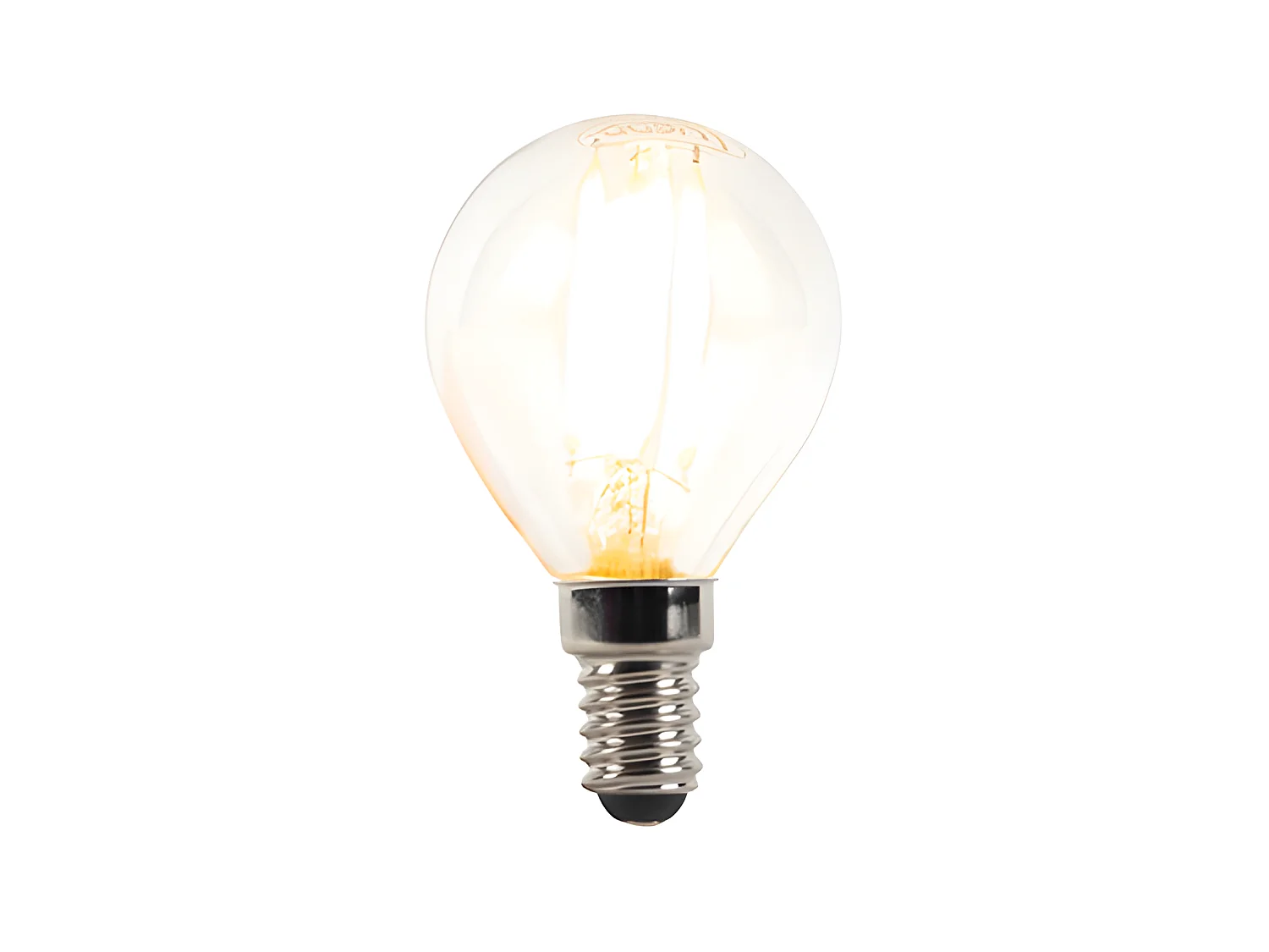 Lampe boule à filament LED E14 dimmable 3W 250 lm 2700K