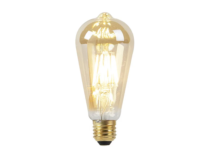 Ampoule LED E27 ST64 Dim to Warm Dorée 8W 806lm 2000-2700K