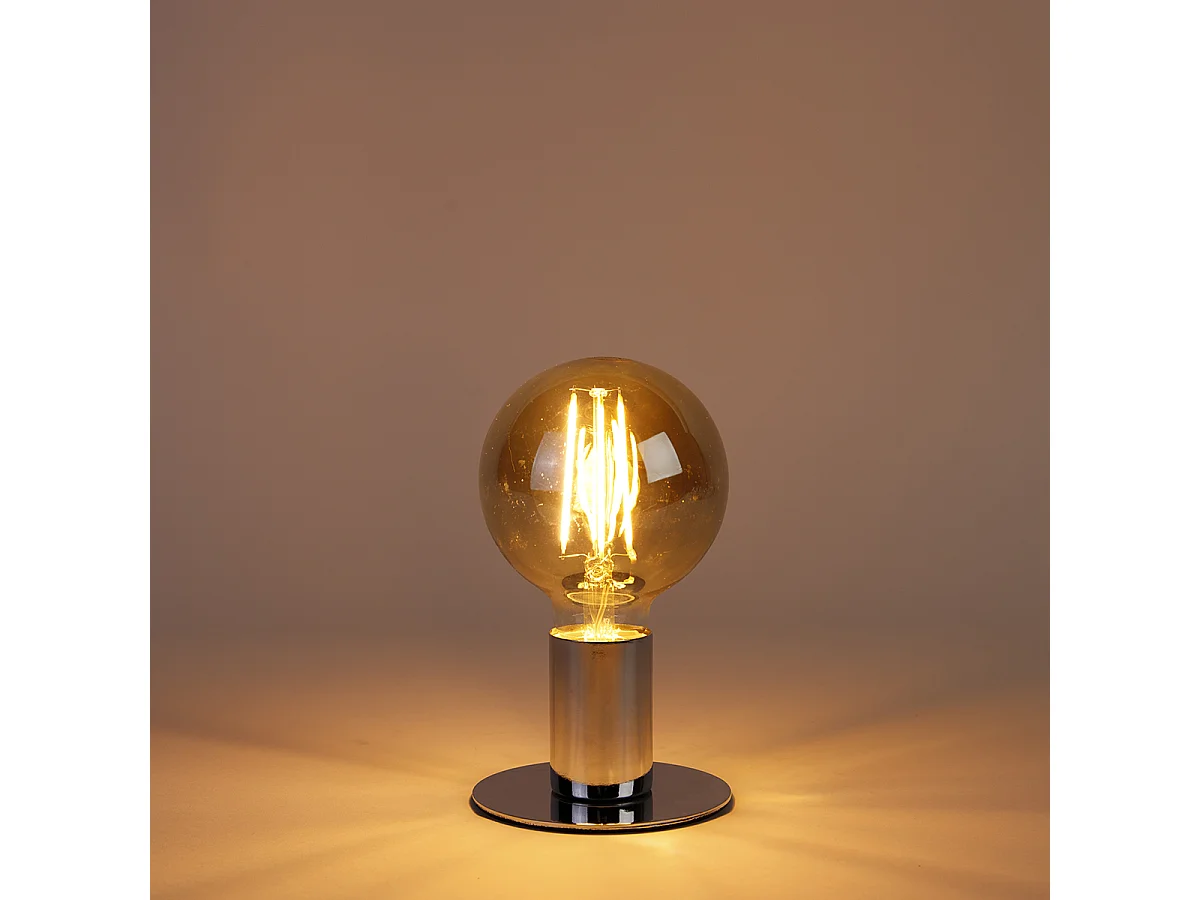 Ampoule LED dimmable 3 niveaux E27 G95 verre fumé 5W 380lm 2200K